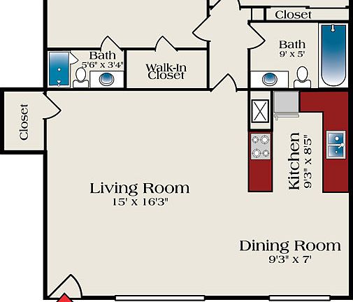 2nd image of 3029 Shrine Pl APT 8