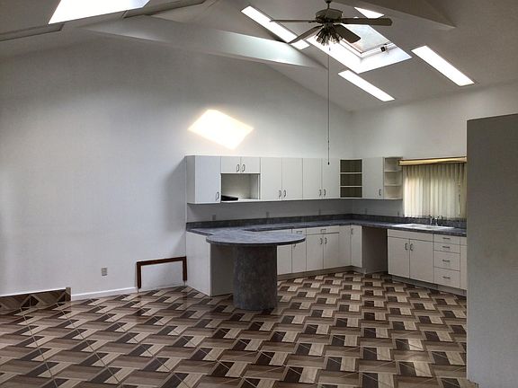 Breakfast nook with skylight
