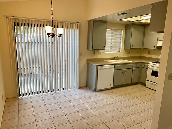 Dining are and door to the patio.
