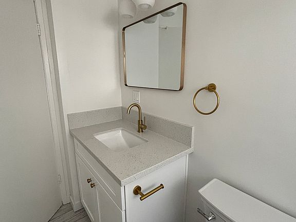 Newly renovated bathroom.