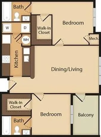 Nautilus | 2 Bedroom | 2 Bath | 1034 SF Nautilus | 2 Bedroom | 2 Bath | 1034 SF