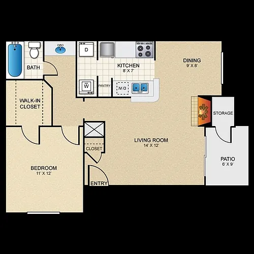 Floor plan PLAN D