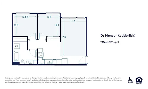 Floor plan Nenue