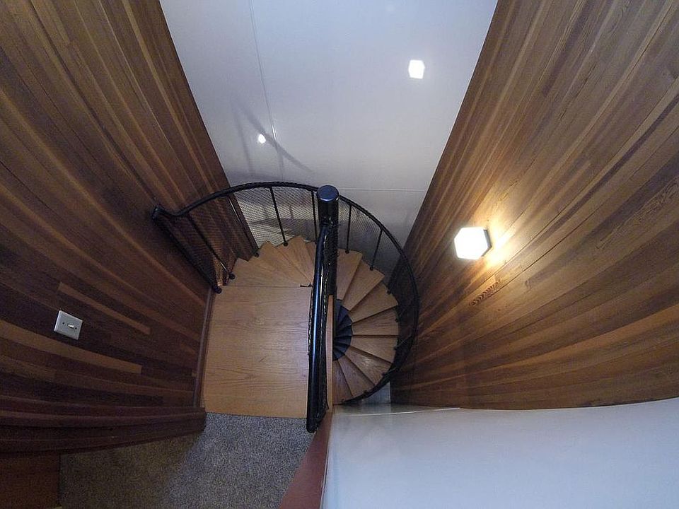 Spiral stair from above