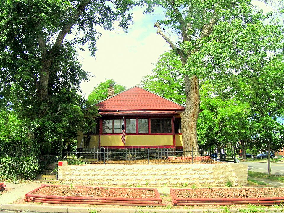 Front view facing west