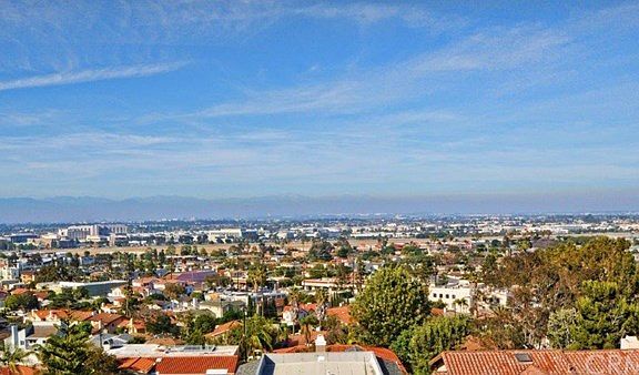 City and mountain views