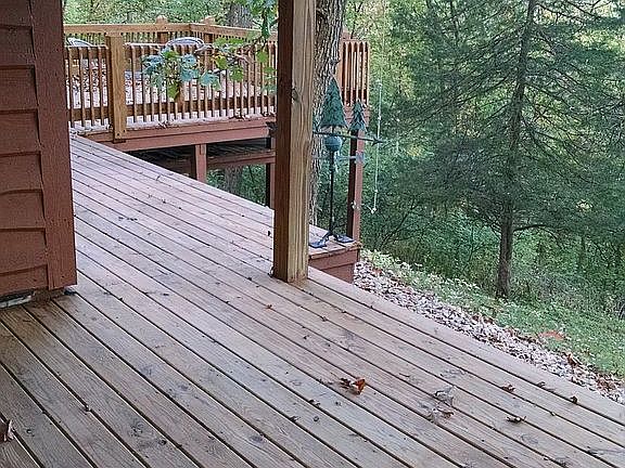 back deck lower level