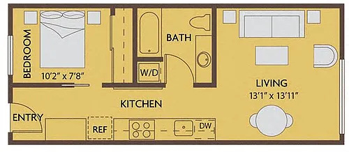 Floor plan 1B - MFTE