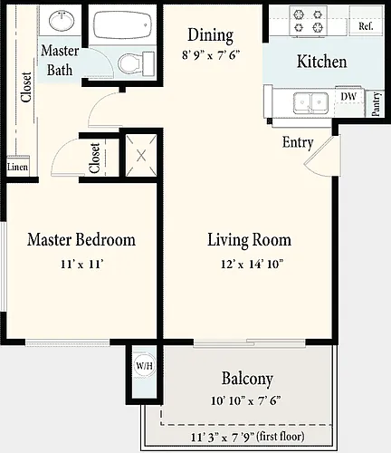 Floor plan Bradford
