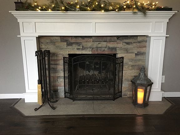 Refaced & custom mantle