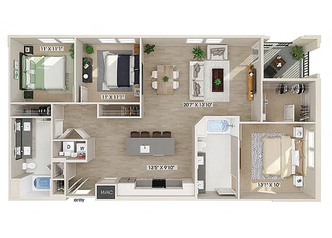 Floor plan C2