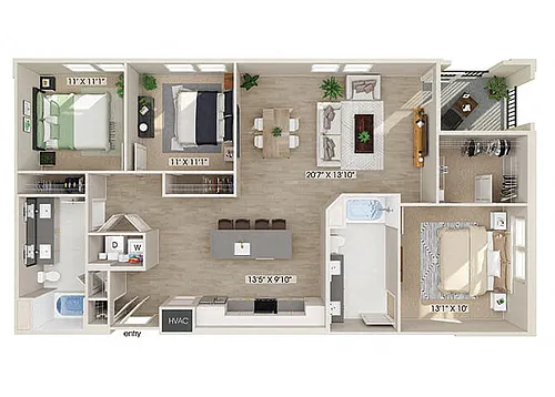 Floor plan C2