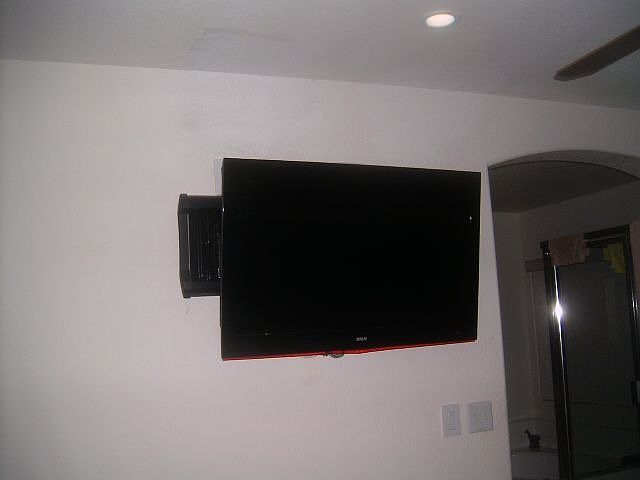 Upgrade In Master Bedroom With Wall Mount TV: #1