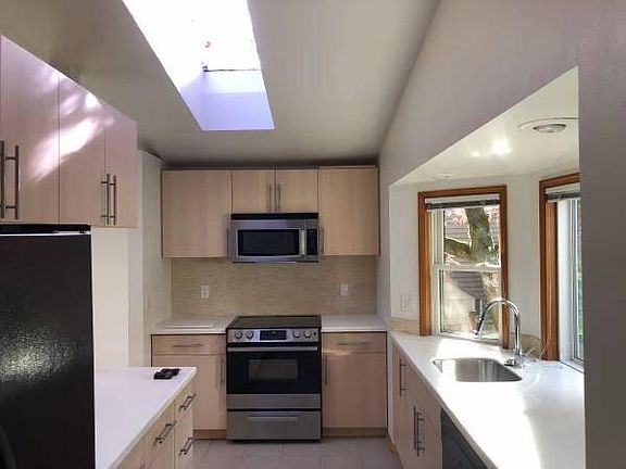 kitchen with skylight