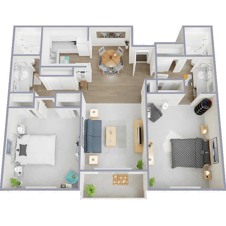 Floor plan Plan B