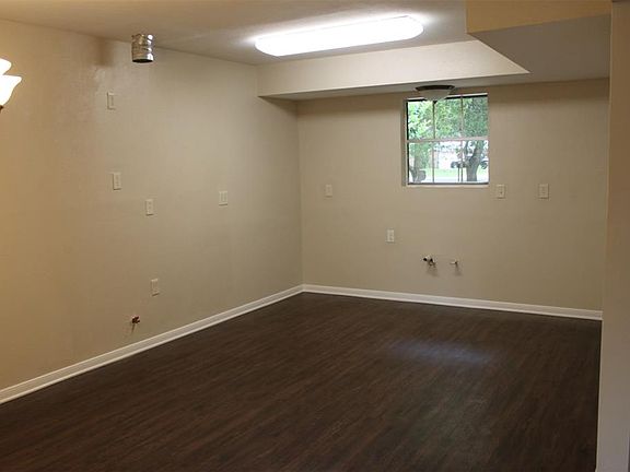 This is where a kitchen would be but this allows plenty of room for office space. A coffee bar could always be added.