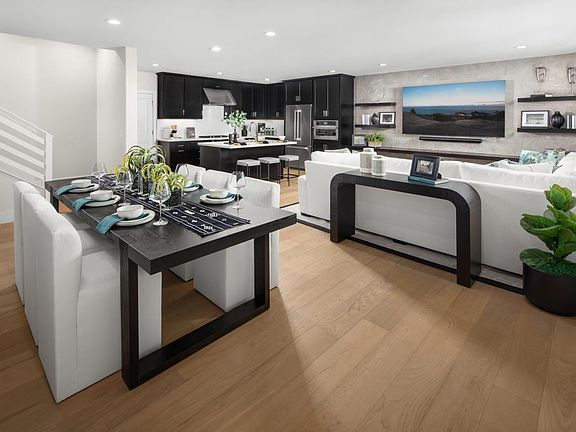 Open-concept floor plan ideal for entertaining