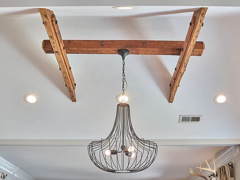 Exposed original beams