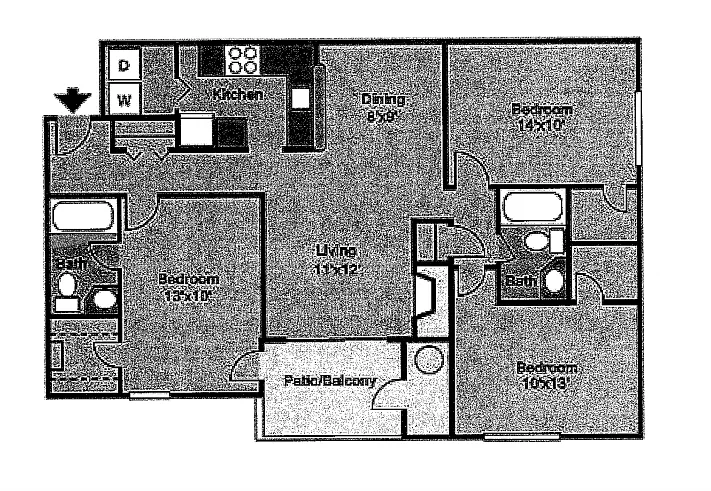 Floor plan Ficus 3x2