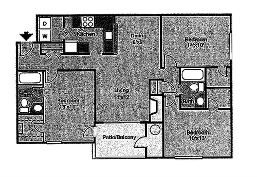 Floor plan Ficus 3x2