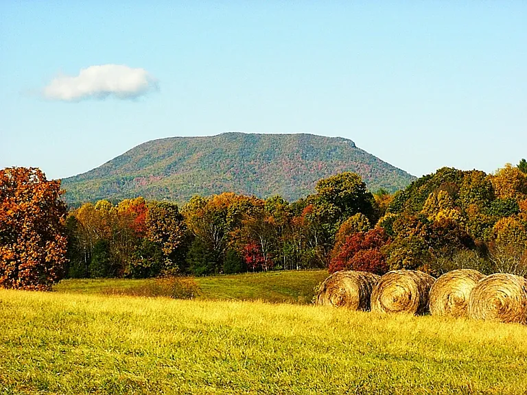 View of House Mountain captured on Fall walk