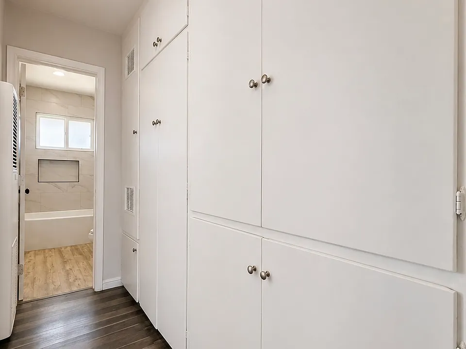 Hallway with Ample Storage Space