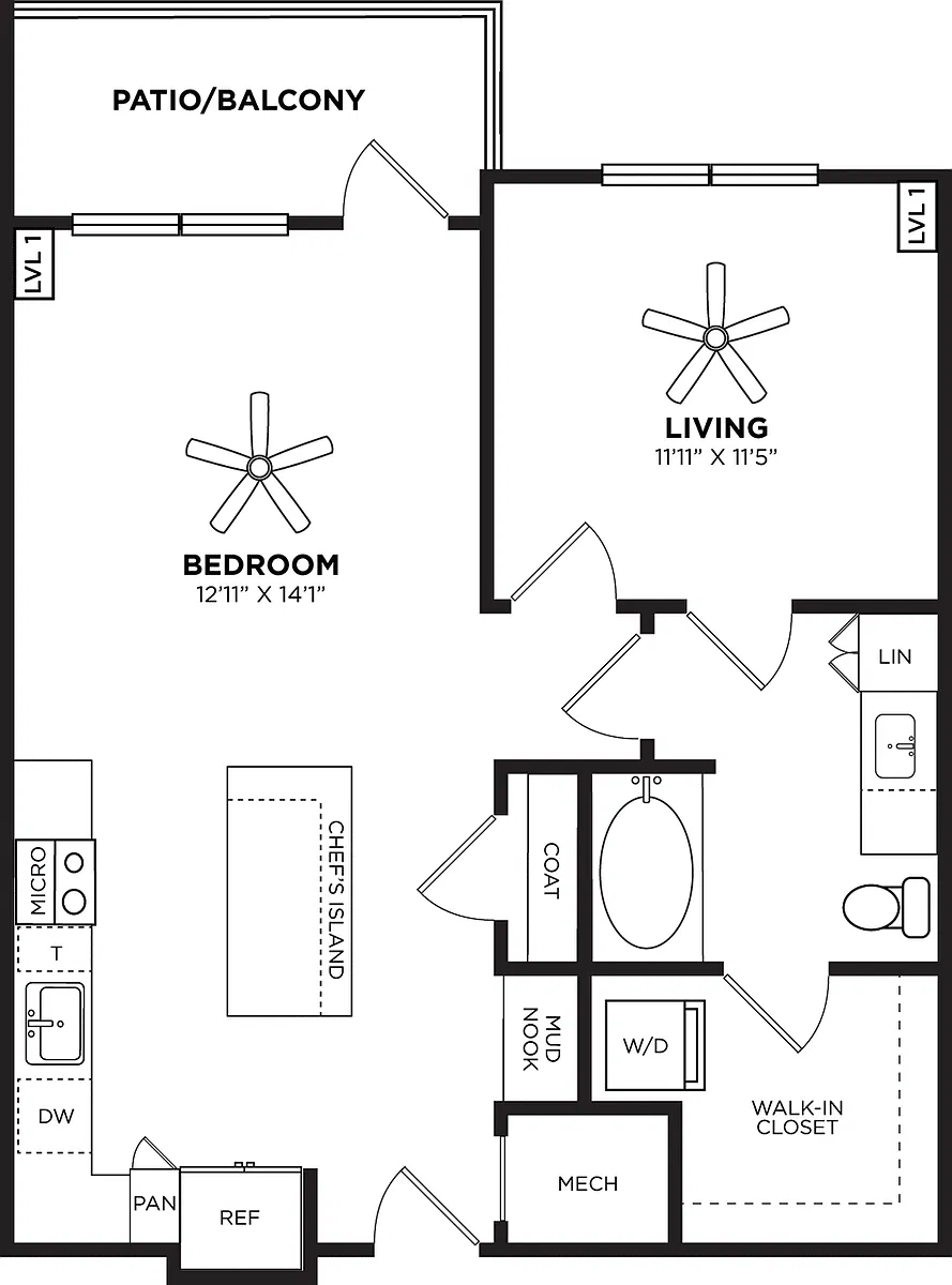 Floor plan 1A