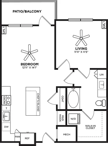Floor plan 1A