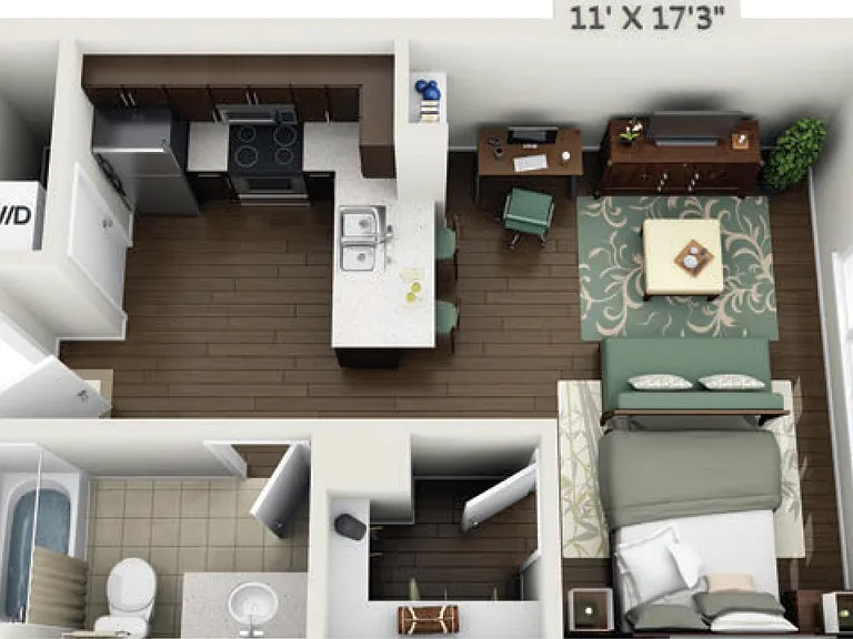 1S1 - Phase 1 Classic floor plan The Boulevard (SC)