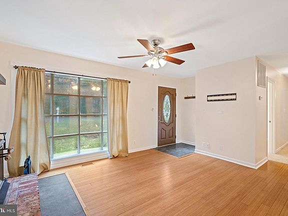 Bamboo flooring in living room