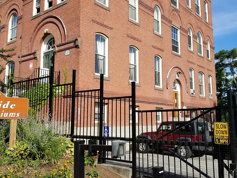 Private secure gate to off street parking