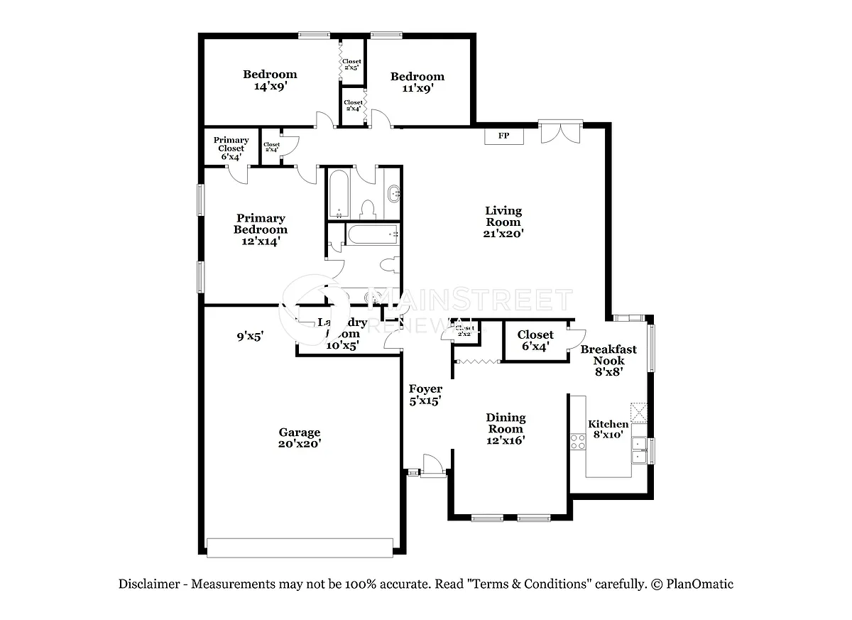 Floor Plan - 9143 Gainsborough Dr