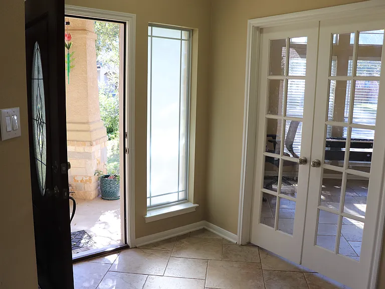 Entrance from inside