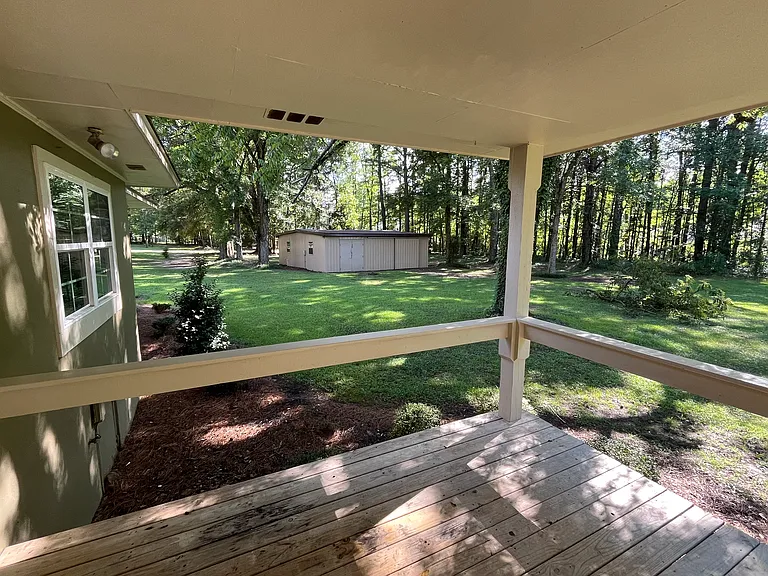 Side yard from deck