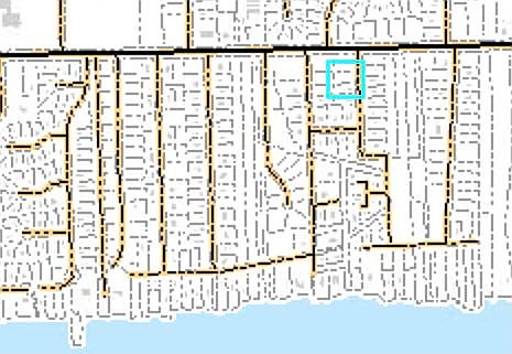 Lot marked in blue box