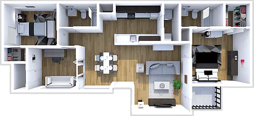Floor plan Rose