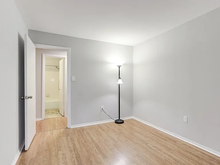 This flexible bedroom can serve as a guest room, home office, or nursery, adapting effortlessly to your needs. The closet has been recently updated with a modern sliding door, offering sleek style and easy access while maximizing space.