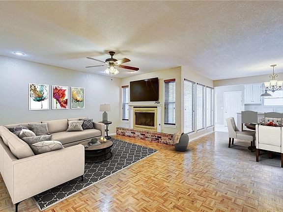 This is a truly open concept and you can even utilize the other half of the room!