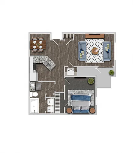 Floor plan Magnolia - Market Rate