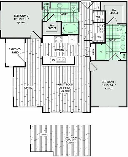 Floor plan B2