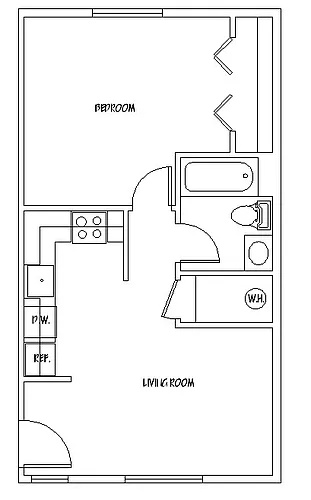 Floor plan I bedroom