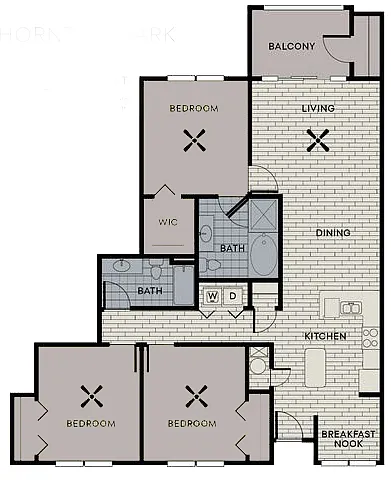 Floor plan C1 - The Los Angeles