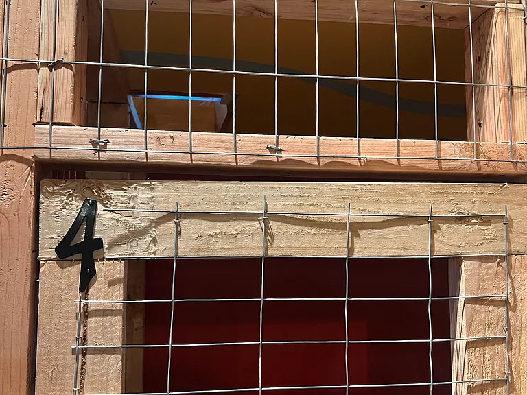 Private storage locker in the garage