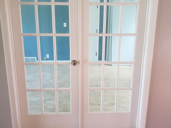 French doors Looking into Garden Room