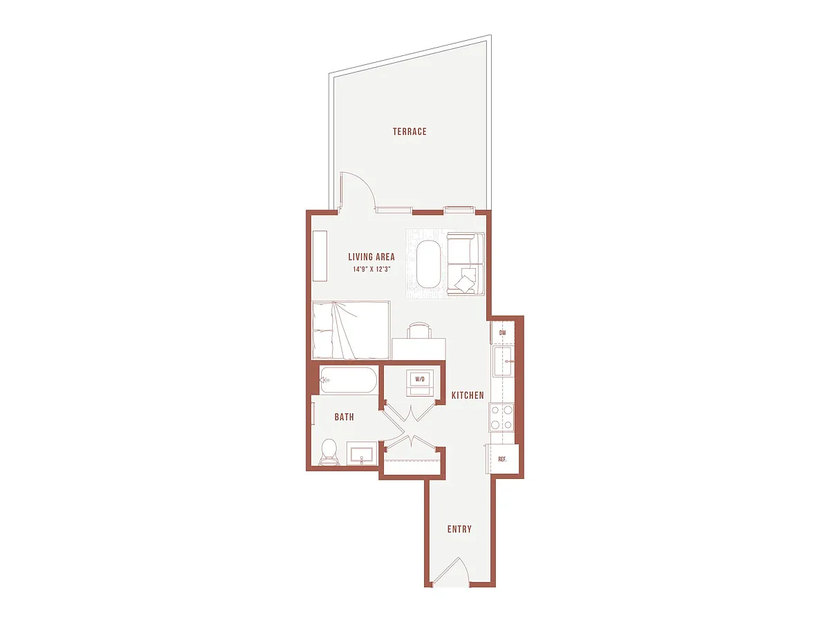 Floor plan Colette Co-Living F6.1