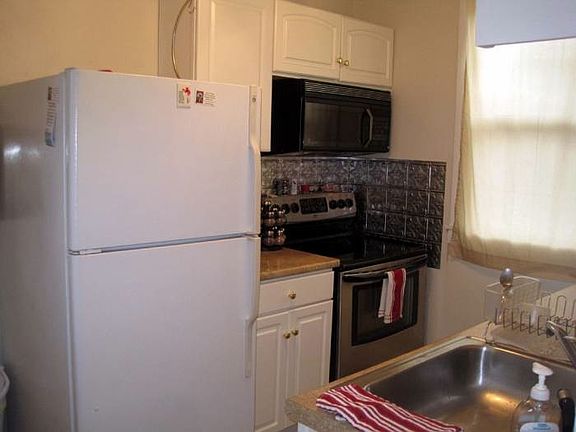 kitchen fridge, microwave