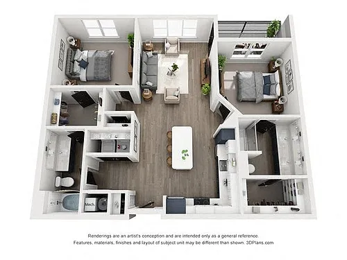 Floor plan 2B
