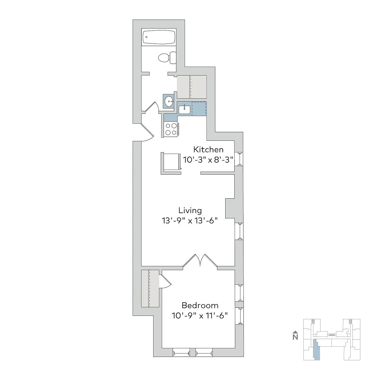 Floor plan delm1bA1