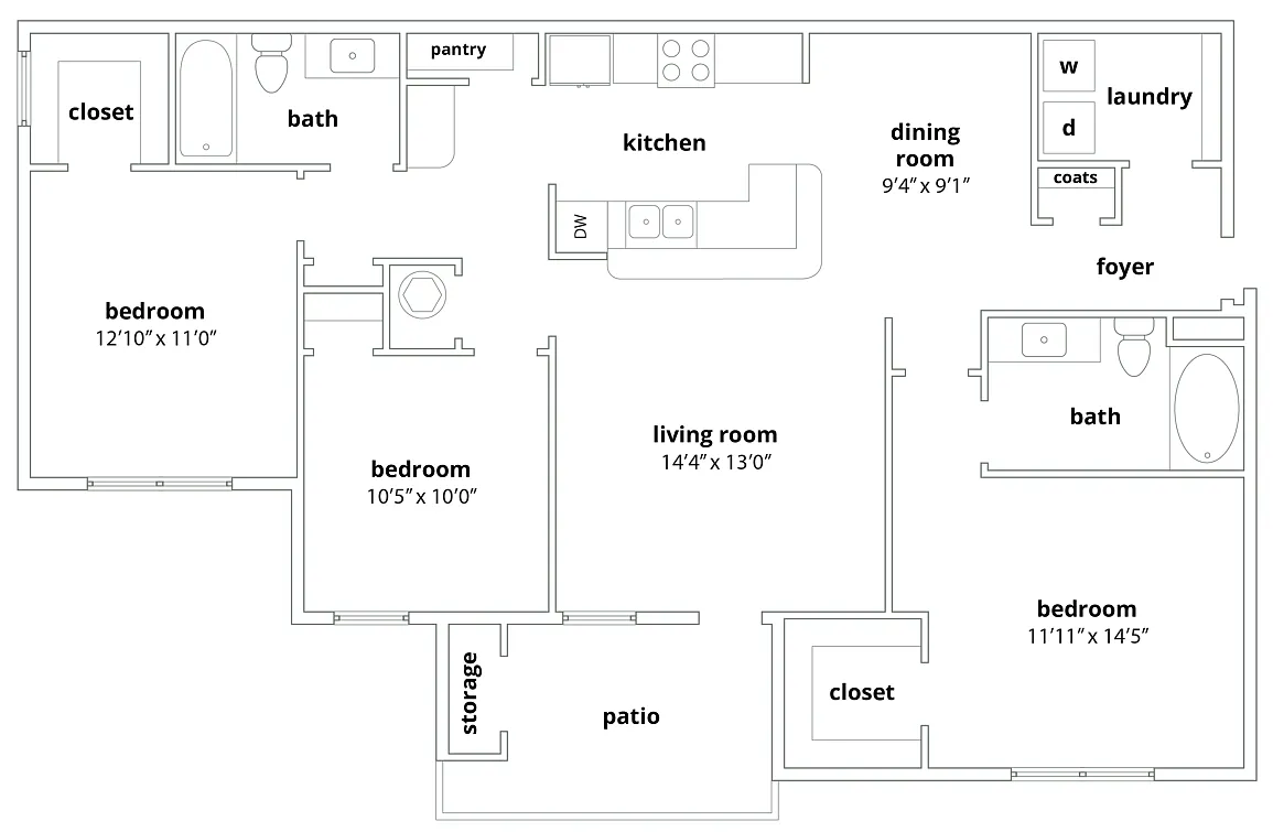Floor plan C1