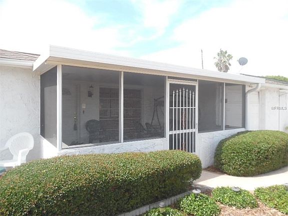 Huge screened porch on front of home